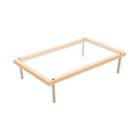 Haofy Wood Pasta Drying Rack Beechwood Food Dryer Stand with Airflow Design for Fruit Vegetable Flower Plant Specimens for Home Kitchen Counter Bakery Craft Studio