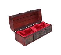 Haofy Wooden Box,European Retro Style Printed Pattern Alcohol Bottle Box for Storing Wine, Champagne, Red Wine, Beer Storage Gift Packaging Wooden Storage Chest, Pirate Decor,