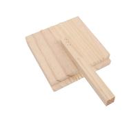 Haofy Wooden Tortilla Press Ergonomic Handle Dough Press for Homemade Roti Chapati Burritos Pizza Flatbreads 7.5 Inch (Square)