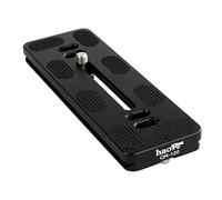 Haoge 120mm QR Quick Release Plate Dual Dovetail and D-Ring Screw Fits Arca-Swiss Standard for Tripod Ball Head