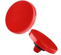 Haoge 12mm Copper Shutter Release Button for Leica Q3 M11 M10 M240 D-Lux 8 Fujifilm X-T5 X-T50 X-Pro3 X-E5 GFX100RF Nik. Zf Df Sony RX1R III Red Concave