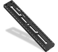 Haoge 220mm Multi-purpose Long Quick Release Extender Rail Sliding Plate for Camera Tripod Ballhead Clamp fit Benro Arca Swiss Sunwayfoto