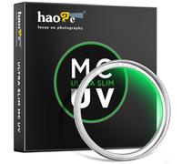 Haoge 49mm MC UV Lens Protection Filter for Sony FE 50mm 40mm 2.5G Fuji GFX100RF XC 13-33mm Leica Q3 Q2 QP q116 Camera Lens Optical Glass Ultra Slim 18 Multi-Layer Coatings Silver