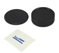 Haoge Camera Body Cap and Rear Lens Cap Cover for Leica L39 M39 39mm Screw Mount Camera Lens