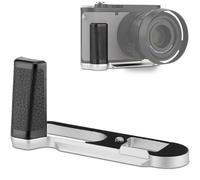 Haoge Camera Bracket Holder for Leica Q3 Q3-43 Camera Body HandGrip L-Shape Grip Bracket Silver Quick-Release Plate HG-Q3W