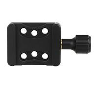 Haoge CP-20 Screw Knob Quick Release Arca-type Clamp Adapter Mount with Three Pairs of 20mm Holes for DIY Support System with Select Haoge Plates