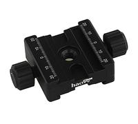 Haoge CP-50BII 50mm Subtend Double Dual Quick Release Clamp for Arca Swiss RRS Benro Dovetail Rail Quick Release Plate Nodal Slide