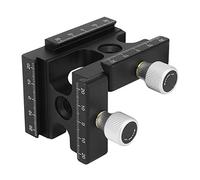 Haoge CP-RA90 Right Angle Clamp 90 Degree Double Dual Quick Release L Clamp with 1/4 Screw Thread for Arca Swiss RRS Benro Rail Plate Nodal Slide