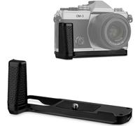 Haoge HG-OM3 Camera Bracket Holder Hand Grip for OM System OM-3 fit Arca Swiss Kirk RRS Benro Quick Release Plate
