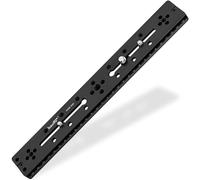 Haoge HQR-300 Universal 300mm Double Dovetail Long Quick Release Extender Slide Rail Plate for Camera Tripod Ball Joint Clamp for Benro Arca Swiss Sunwayfoto