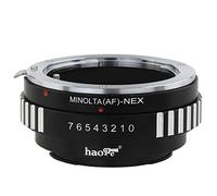 Haoge Lens Mount Adapter for Sony Alpha A-type Minolta MAF AF Mount Lens to Sony E-mount NEX Camera such as NEX-3, NEX-5, NEX-5N, NEX-7, NEX-7N, NEX-C3, NEX-F3, a6300, a6000, a5000, a3500, VG10, VG20