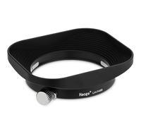 Haoge LH-F48B Square Rectangular Metal Lens Hood for Olympus M.ZUIKO Digital 17mm f1.8 1:1.8 Lens Replace Olympus LH-48B Black