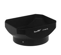 Haoge LH-M47B Rectangular Metal Lens Hood for Olympus M.ZUIKO Digital ED 12mm f2 1:2.0 Lens Replaces Olympus LH-48 Black