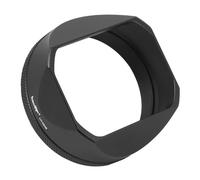Haoge LH-X54B Square Metal Lens Hood Shade with 49mm Adapter Ring for Fujifilm X100VI Fuji X100V Camera Black