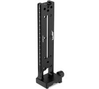 Haoge LVR-200CP 200mm Dual Dovetails Plate Nodal Slide Vertical Rail with 90 Degree Quick Release Clamp fit Arca Swiss Type Tripod Ballhead Ball Head Panoramic Panorama Clamp