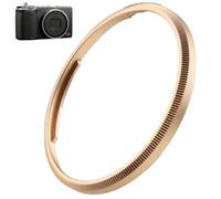 Haoge Metal Decorate Ring Cap for RICOH GR IV Camera replaces GN-3,RRC-GR4-Rose gold