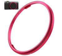 Haoge Metal Decorate Ring Cap for RICOH GR IV Camera replaces GN-3,RRC-GR4-Rose red