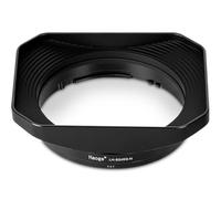 Haoge Metal Square Lens Hood for Sony FE 40mm F2.5 G FE 50mm F2.5 G FE 24mm F2.8 G Lens Shade on Sony A7CII A7CR A7R4 Bayonet Mount LH-S245G-N