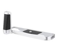 Haoge OM3 Camera Bracket Holder Hand Grip for OM System OM-3 fit Arca Swiss Kirk RRS Benro Quick Release Plate Silver HG-OM3-S