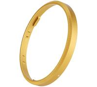 Haoge RRC-GR3Xk Metal Decorate Ring Cap for RICOH GR3X/GRIIIX Camera replaces GN-2 Golden