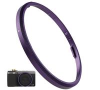 Haoge RRC-GR4-Violet Metal Decorate Ring Cap for RICOH GR IV Camera Replaces GN-3