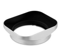 Haoge Square Metal Lens Hood for Fujifilm GFX100RF Camera Accessories Bayonet Shades LH-GFXRFS Silver