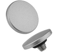 Haoge SRB-DK Metal Shutter Release Button for Olympus OM-1 OM1 Pen-F PENF Minolta XD7 SR-7 Convex Surface Silvery Gray