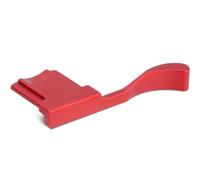 Haoge THB-X2R Metal Hot Shoe Thumb Up Rest Hand Grip Add-on for Fujifilm X10VI Fuji X100V Camera Red
