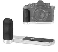Haoge ZF Handgrip for Nikon ZF Camera With Ergonomic Silicone Side Handle L-Shape Grip MHG-ZFW, Built-in Arca Swiss Type Plate for DJI RS2/RS-C2/RS3/RS3-PRO/RS3,Silver