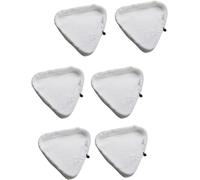 Haogo Steam Mop Pads,6 pcs Universal Washable Triangular Microfiber Cleaning Pad Cover Washable Cloths for X5 Steam Mops and H2O