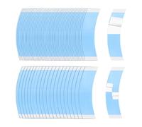 Haohai 100pcs Double Sided Waterproof Lace Wigs, Wig Tape Double Sided Ultra Hold, C-Shaped Lace Front Tape, Hair Tape for Extensions and Wigs (100)