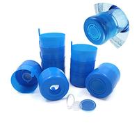 Haohai 12 Pcs Water Bottle Snap On Cap Replacement 55mm 3-5 Gallon Water Jug Lid, Water Jug Lids Reusable, Non Spill Caps, Anti Splash Bottle Caps,Replacement Water Bottle