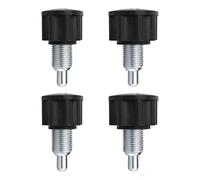 Haohai 4PCS 2-Size M16 Pull Pin Spring Knob, Tool-Free Exercise Machine Attachments, Fitness Replacement Parts for Exercise Bikes, Weight Benches, Squat Racks & More