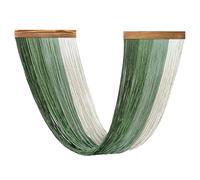 Haohai Large Boho Macrame Wall Hanging, Handmade Woven Cotton Wall Tapestry, Rustic Home Decor for Living Room, Bedroom, Office, Coffee Shop (Green)