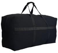 HaoHakka Extra Large Storage Duffle Bag for Travel, Big Foldable XL Duffle Bag for Traveling, Canvas Balck, xxxxxlarge - 60"l X 22"w X 25"h, Rugged Utility