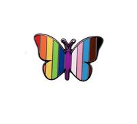 haohaoyu Pride Gay Rainbow Butterfly Lapel Pins Enamel LGBT Badge Lapel Pins Colorful Animal Butterfly Brooch DIY Craft Decoration for Clothes Bags