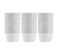 HAOHIZE 100 Pcs Cupcake Cases, Muffins Pastry Molds, Disposable Cake Mini Cupcake Liners Paper, Greaseproof Baking Cups for Birthday Wedding Party Christmas (White)