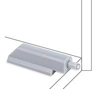 HAOHIZE 10Pcs ABS Door Buffer, Case Door Cabinet Drawer Closer Damper Buffer, Slow The Closure of The Door to Reduce The Door Closure Noise