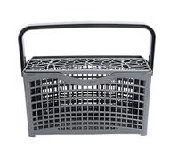 HAOHIZE Dishwasher Utensil Basket, Dishwasher Silverware Basket Replacement Utensil Cutlery Holder Forks Storage Rack Dishwasher Parts Universal Organizer Basket for Small Items