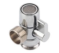 HAOHIZE Faucet Diverter Valve, Bathroom Kitchen Basin Sink Faucet Splitter Diverter Valve to Hose Adapter M24 Portable Dishwasher Faucet Adapter Faucet to Hose Adapter