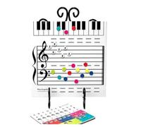 HAOHIZE Music Staff Whiteboard, Music Staff Dry Erase Board Note Reading Borad for Music Lessons Piano Teacher Music Classroom Music Teacher Teaching