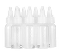 HAOHIZE Paint Bottles, 30ml Empty Airbrush Bottles Empty Paint Bottle Airbrush Jars Airbrush Painting Supplies with Scale Small Squeeze Bottles for Paint