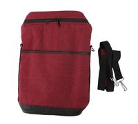 HAOHIZE Wine Cooler Bag,2 Bottle Wine Cooler Bag Leakproof Insulated Padded Wine Carrier Portable Wine Case with Handle Adjustable Shoulder Strap for Travel (Red)