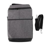 HAOHIZE Wine Cooler Bag,2 Bottle Wine Cooler Bag Leakproof Insulated Padded Wine Carrier Portable Wine Case with Handle Adjustable Shoulder Strap for Travel (Gray)
