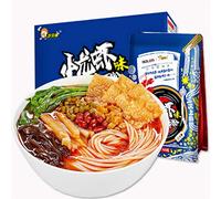 HaoHuanLuo Snail Powder Liuzhou Snail Powder, Snail Rice Noodle 螺蛳粉 luosifen Guangxi Specialty Rice Noodles Luosifen,米粉 Snail Noodle, Luo Si Rice Noodles(10 Packs)