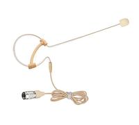 Haoin Single Ear Headset Microphone Earset Headworn Mic Compatible with Audio-Technica Wireless System Bodypack Transmitter with 1.2m Cable Windscreen Hirose 4 Pin Plug