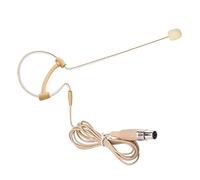 Haoin Single Ear Headset Microphone Earset Headworn Mic Compatible with Shure Wireless System Bodypack Transmitter with 1.2m Cable Windscreen Mini XLR 4 Pin TA4F Plug