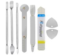 Haojiaho Spudger Pry Tool Kit 8 Piece Opening Tool, Metal Spudger Tool Kit, Ultra-thin Prying & Open Tool for iPhone, Laptop, iPad, Cell Phone, MacBook, Tablet, Computer, Electronics Repair