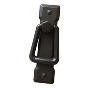 HAOJIazx 2.25" C-C Vintage Style Black Vertical Bail Drawer Pull Drop Swing Handles Cabinet Knob 57 mm 2 1/4" Centers (NO.27)(Antique Black,L:3.7" (93 mm)/C-C:2.25"(57 mm))