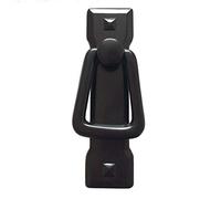 HAOJIazx 2.25" C-C Vintage Style Black Vertical Bail Drawer Pull Drop Swing Handles Cabinet Knob 57 mm 2 1/4" Centers (NO.27)(Black,L:3.7" (93 mm)/C-C:2.25"(57 mm))